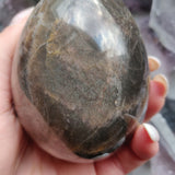 Large Black Moonstone Egg (#1)