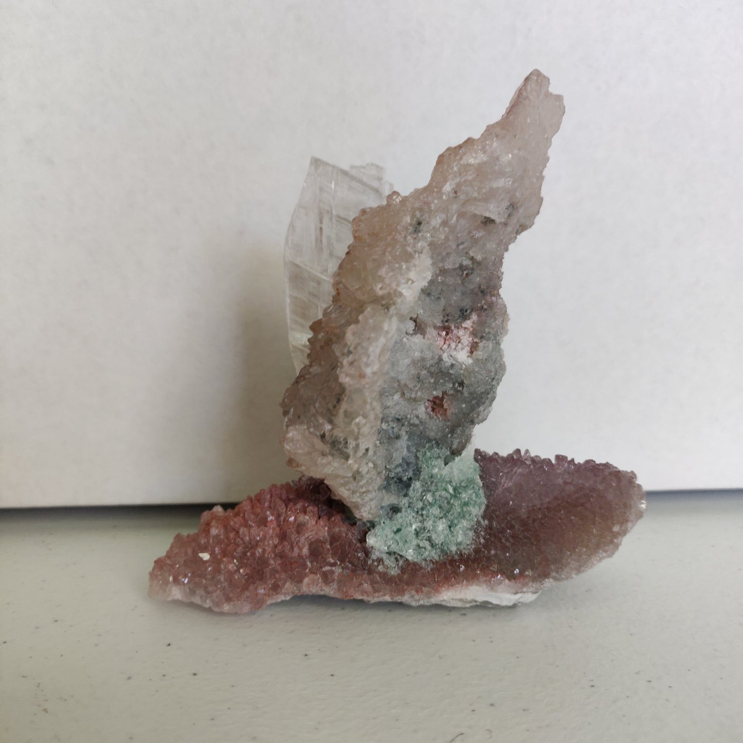 Amethyst & Selenite Sculpture (#4) - Simply Affinity