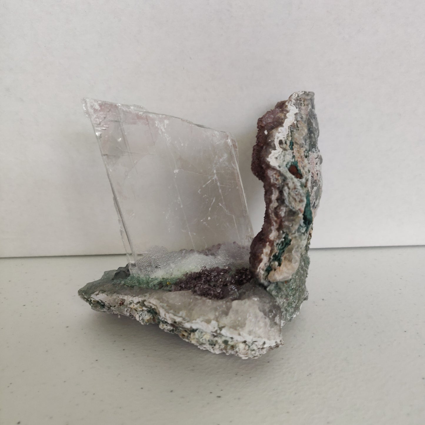 Amethyst & Selenite Sculpture (#6) - Simply Affinity