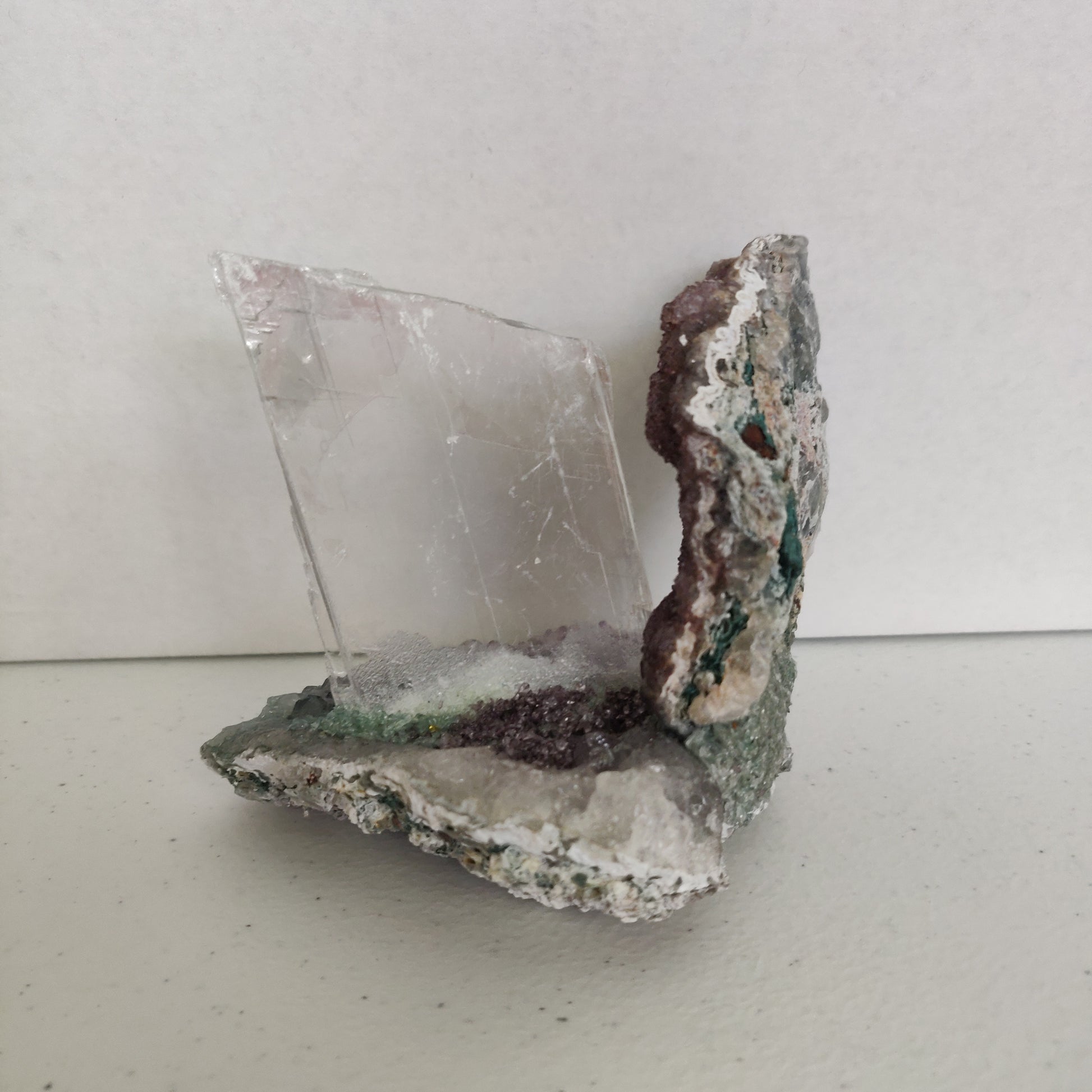 Amethyst & Selenite Sculpture (#6) - Simply Affinity