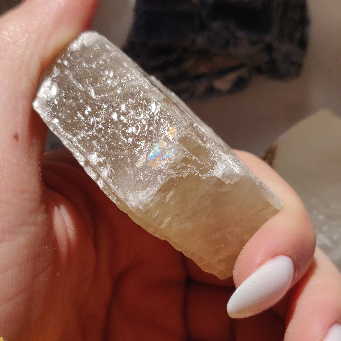 Honey Calcite (#1)