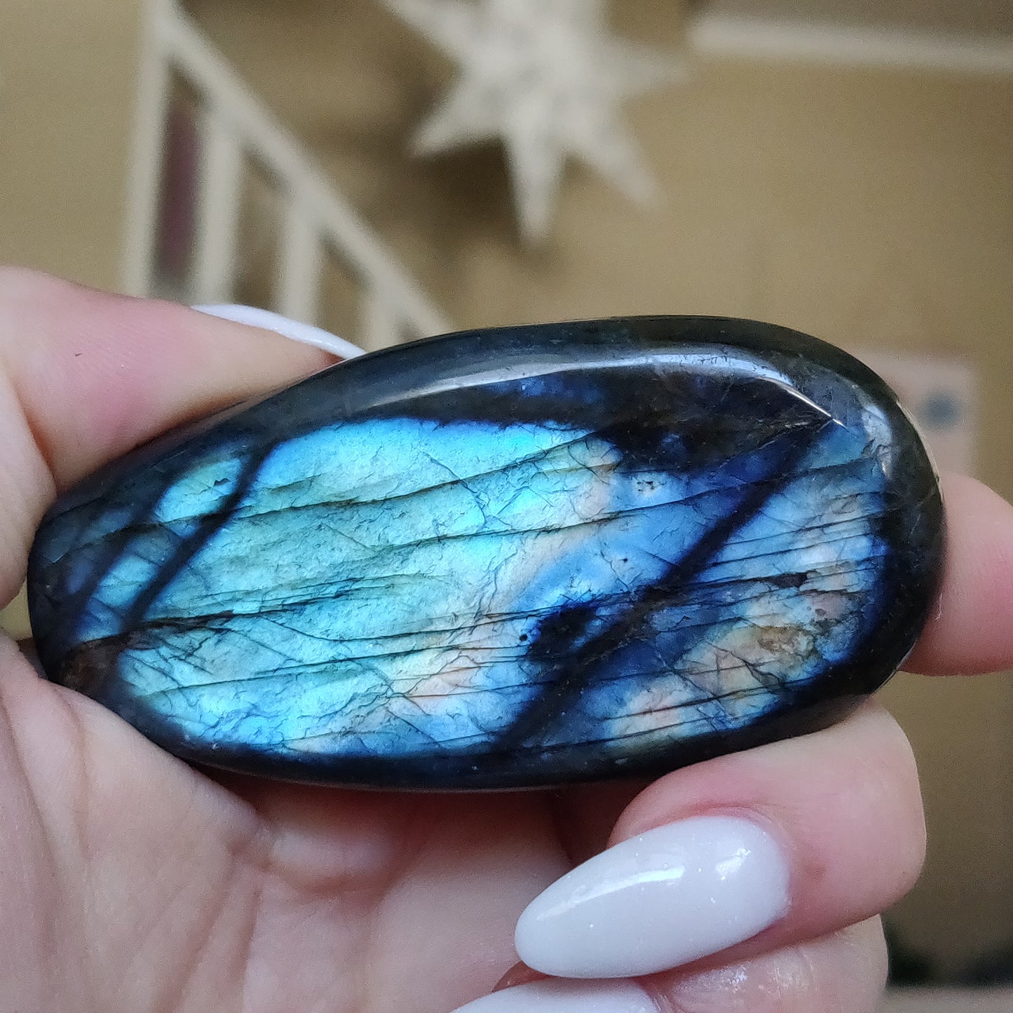 Labradorite Palm Stone (#163)