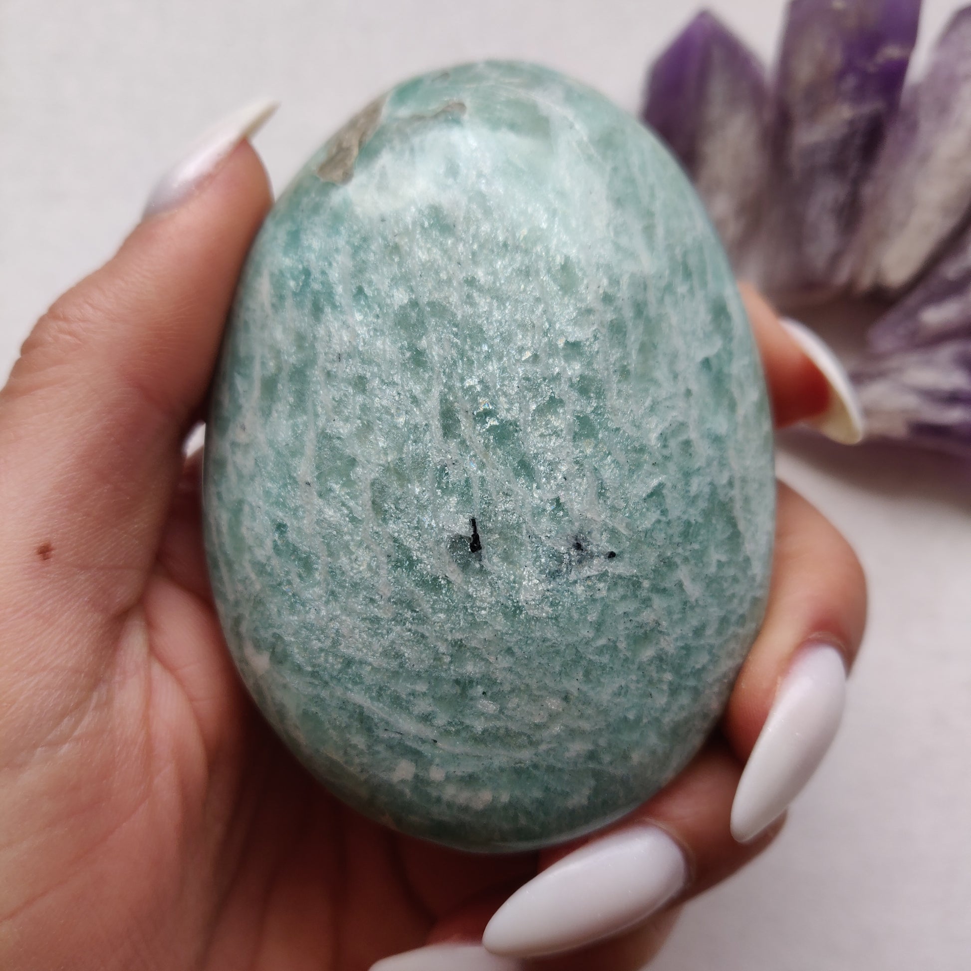 Amazonite Palm Stone (#16) - Simply Affinity