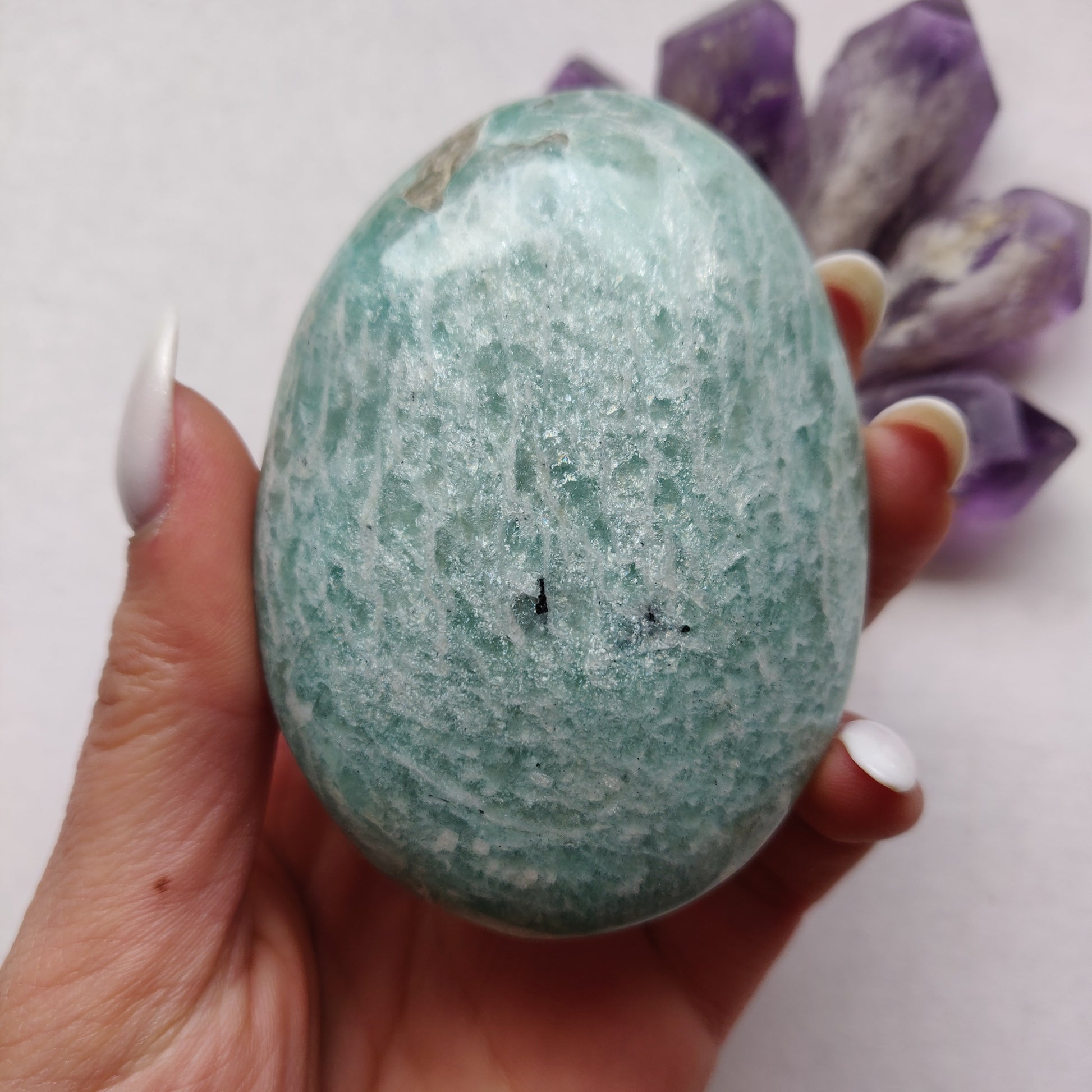 Amazonite Palm Stone (#16) - Simply Affinity