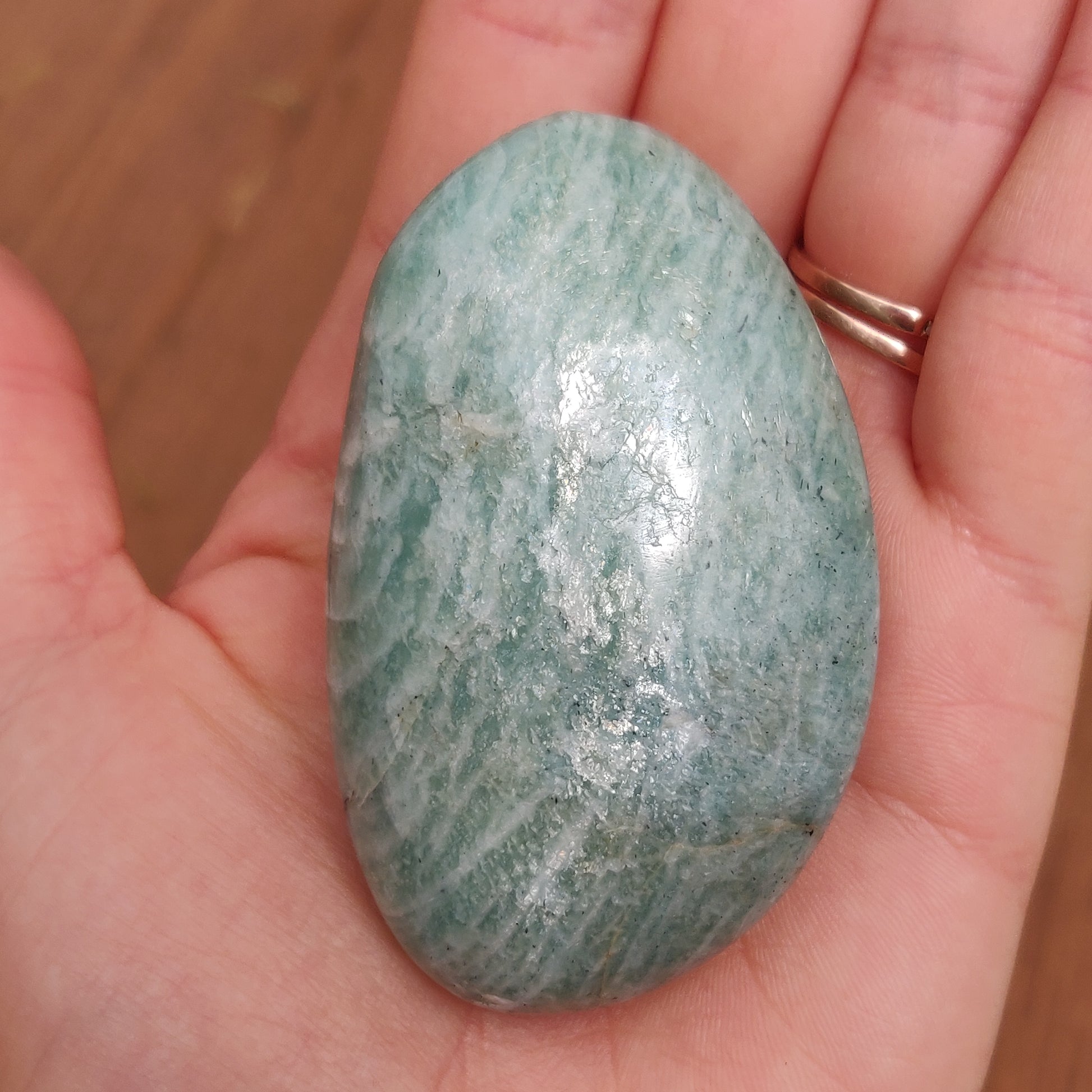 Amazonite Palm Stone (#7) - Simply Affinity
