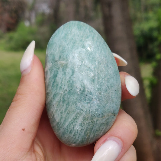 Amazonite Palm Stone (#7) - Simply Affinity
