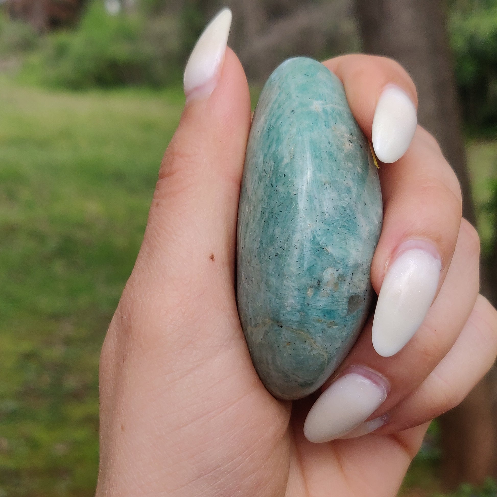 Amazonite Palm Stone (#7) - Simply Affinity