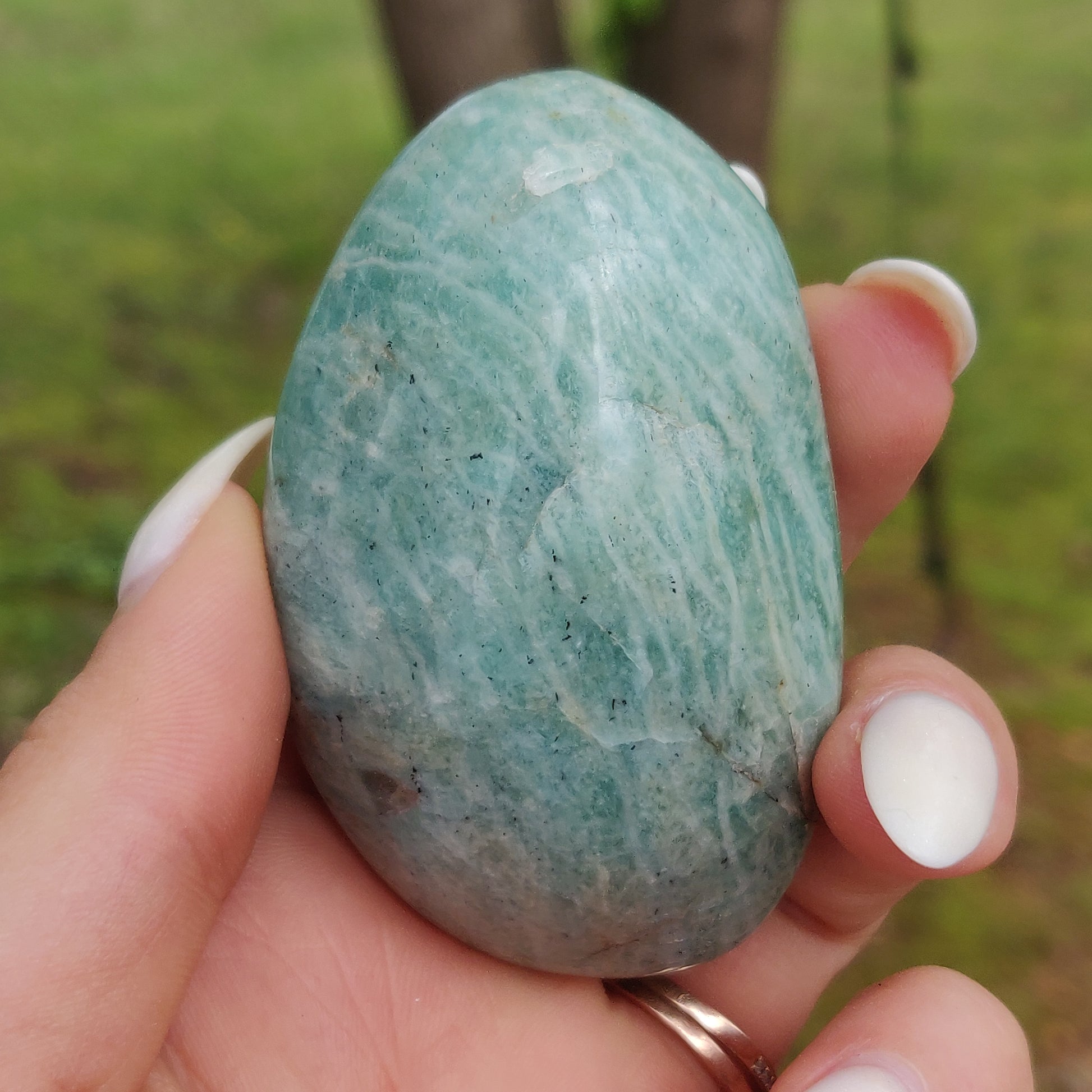 Amazonite Palm Stone (#7) - Simply Affinity