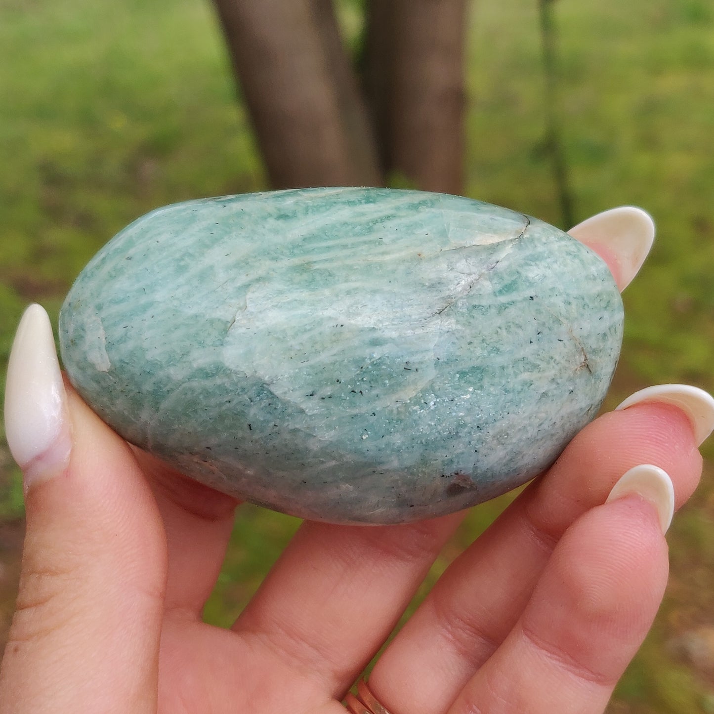 Amazonite Palm Stone (#7) - Simply Affinity