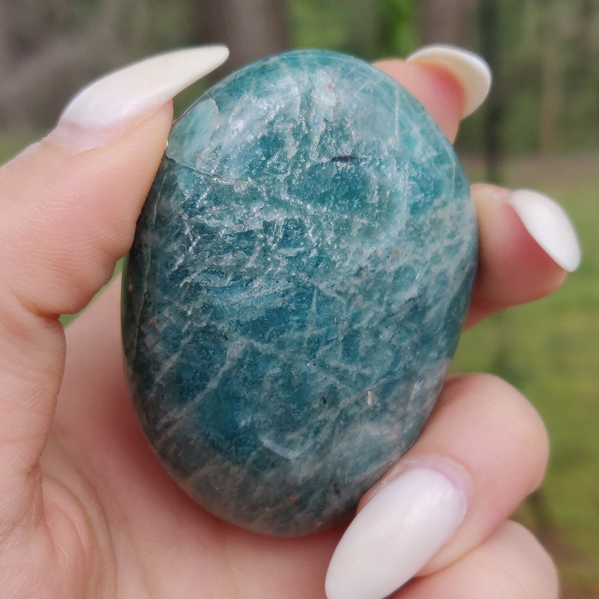 Amazonite Palm Stone (#8) - Simply Affinity