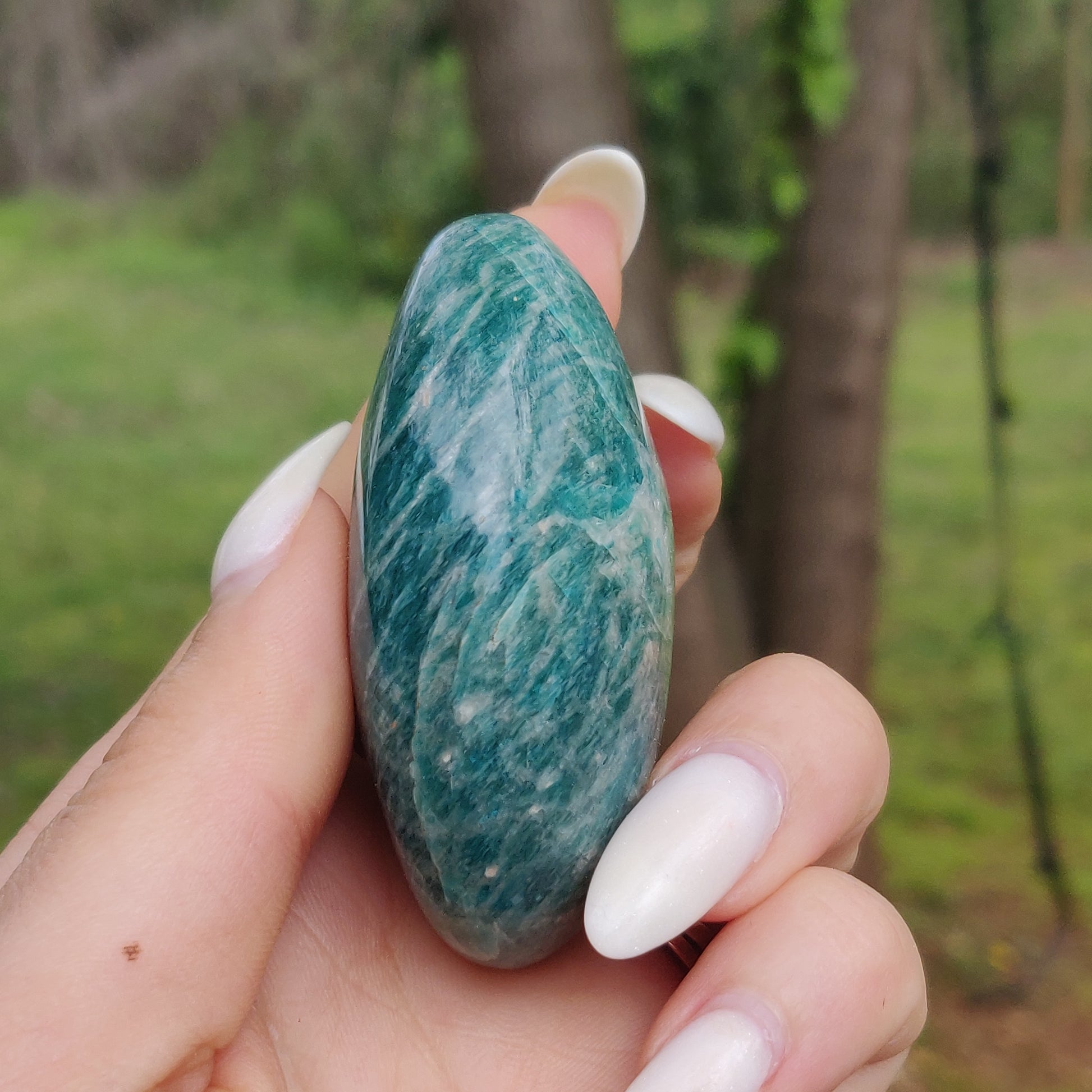 Amazonite Palm Stone (#8) - Simply Affinity