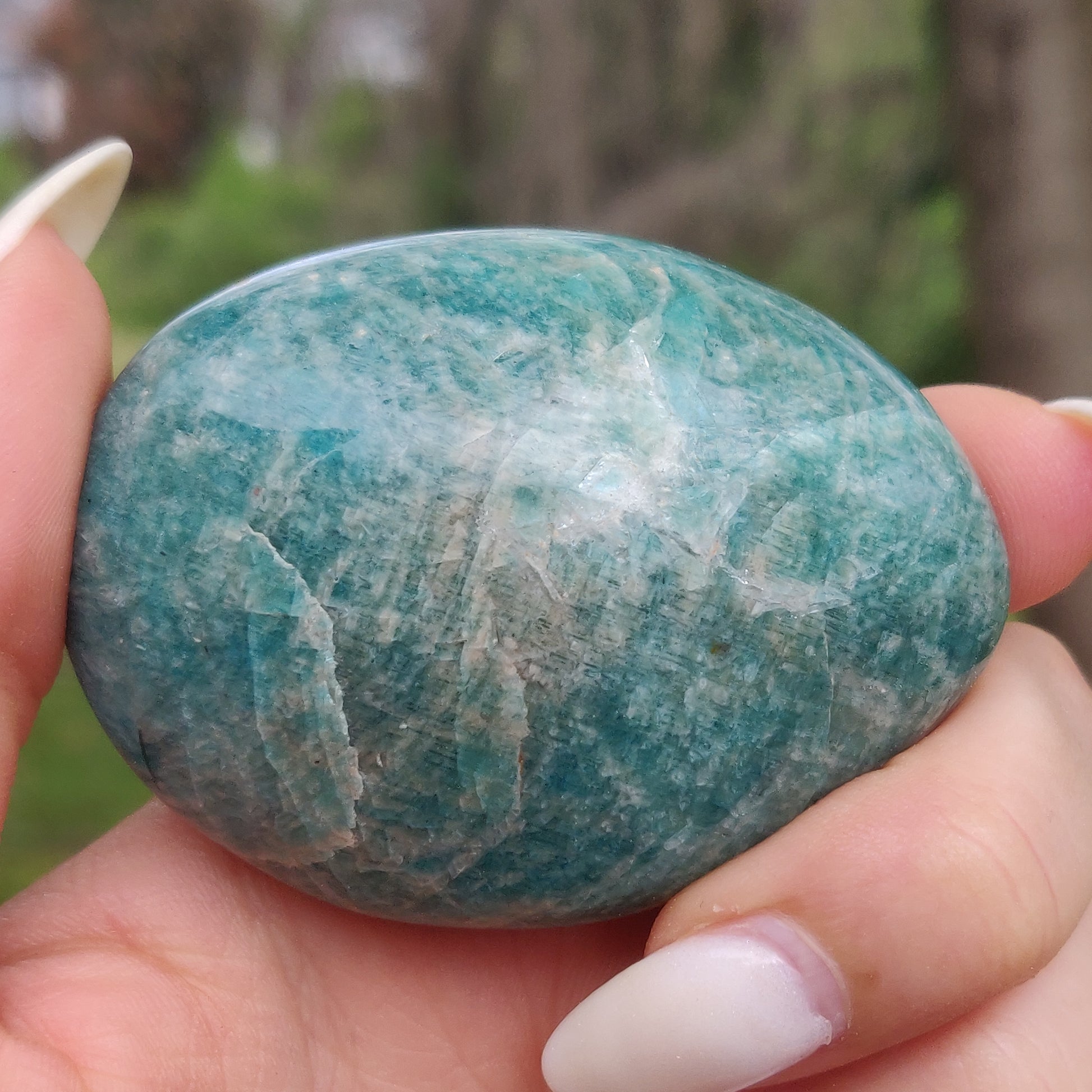 Amazonite Palm Stone (#8) - Simply Affinity