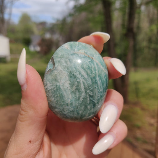 Amazonite Palm Stone (#9) - Simply Affinity