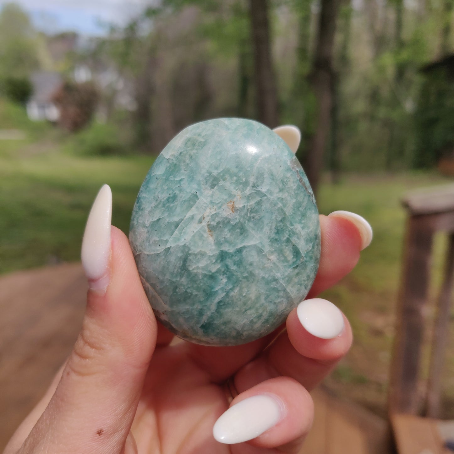 Amazonite Palm Stone (#9) - Simply Affinity