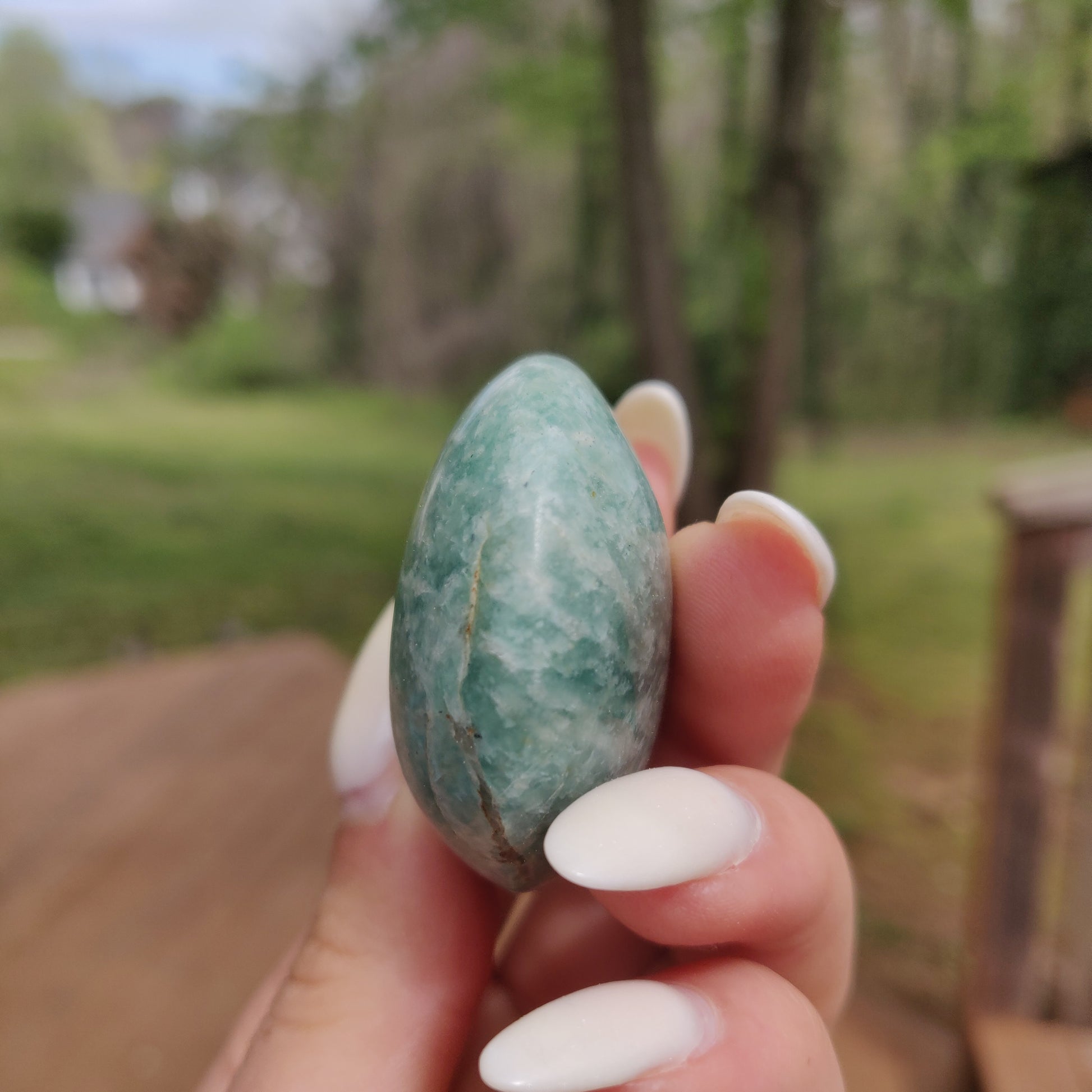Amazonite Palm Stone (#9) - Simply Affinity