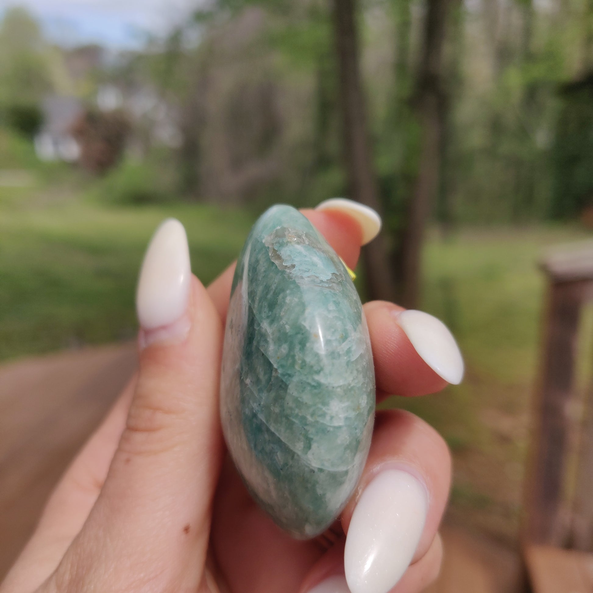 Amazonite Palm Stone (#9) - Simply Affinity