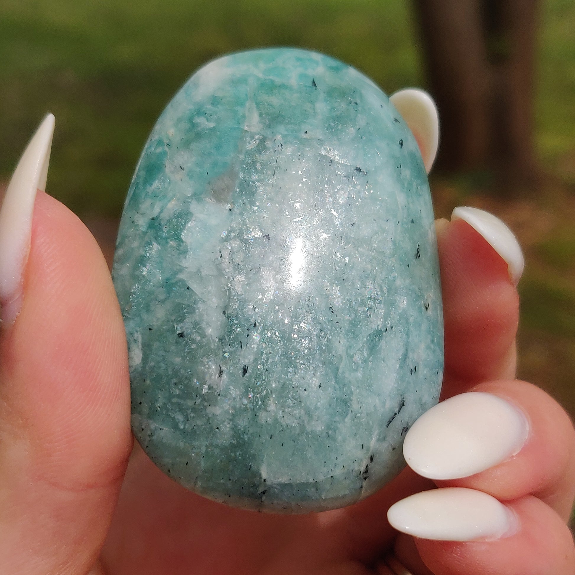 Amazonite Palm Stone (#12) - Simply Affinity