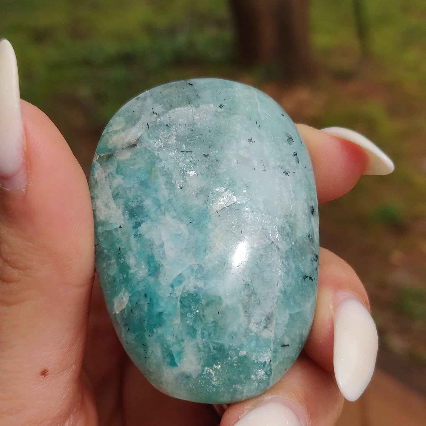 Amazonite Palm Stone (#12) - Simply Affinity