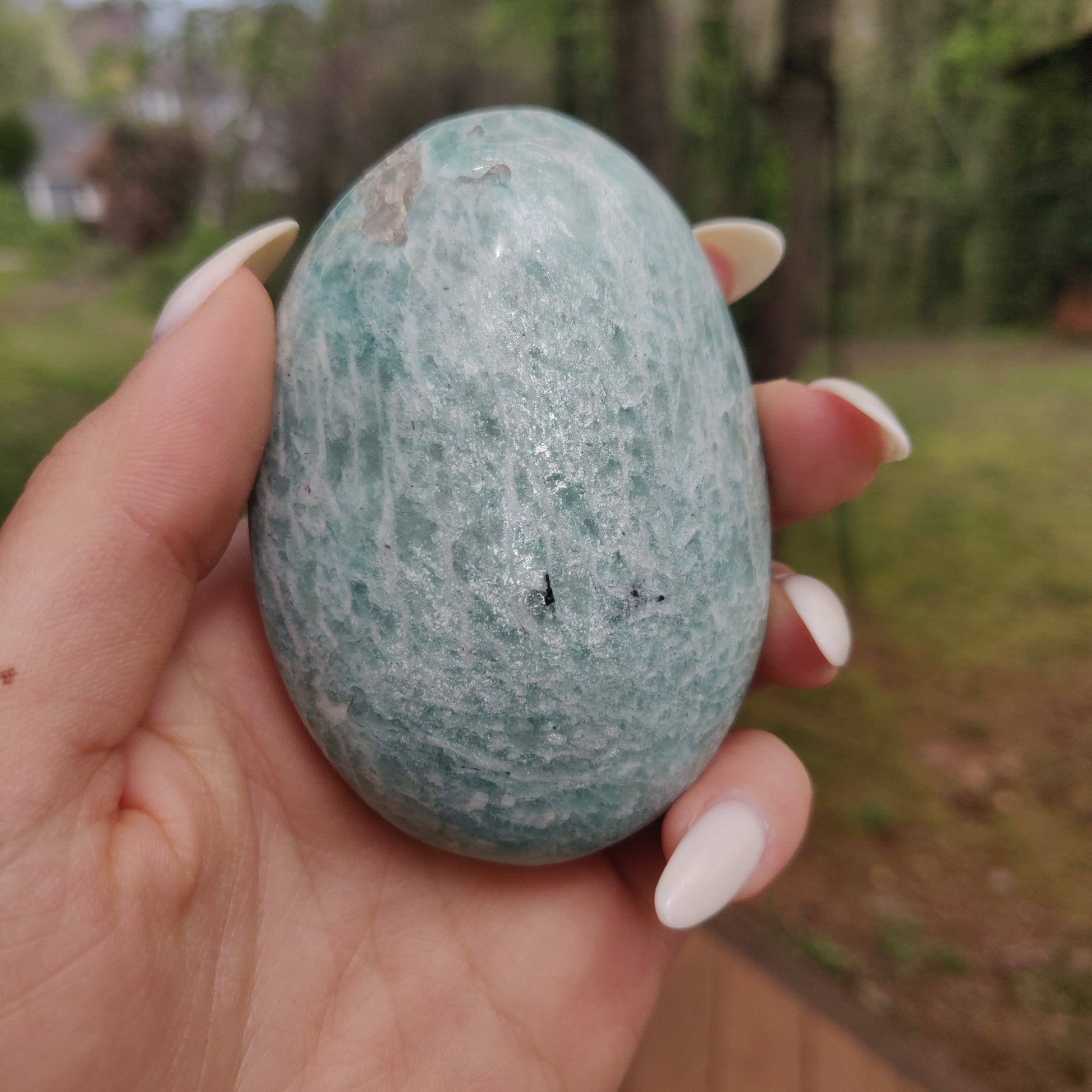 Amazonite Palm Stone (#16) - Simply Affinity