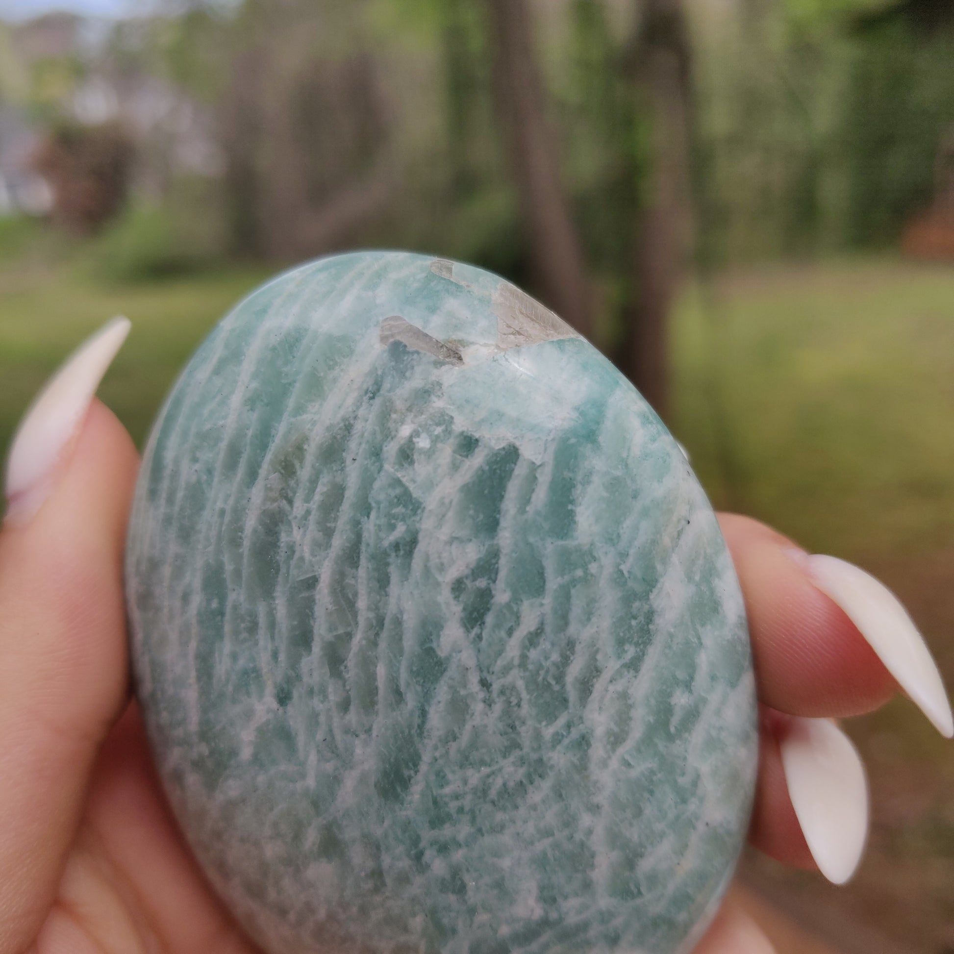 Amazonite Palm Stone (#16) - Simply Affinity