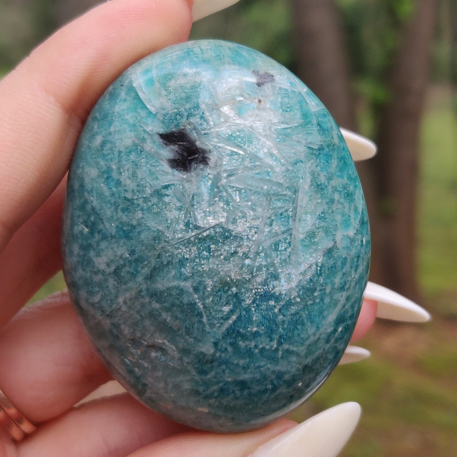 Amazonite Palm Stone (#18) - Simply Affinity