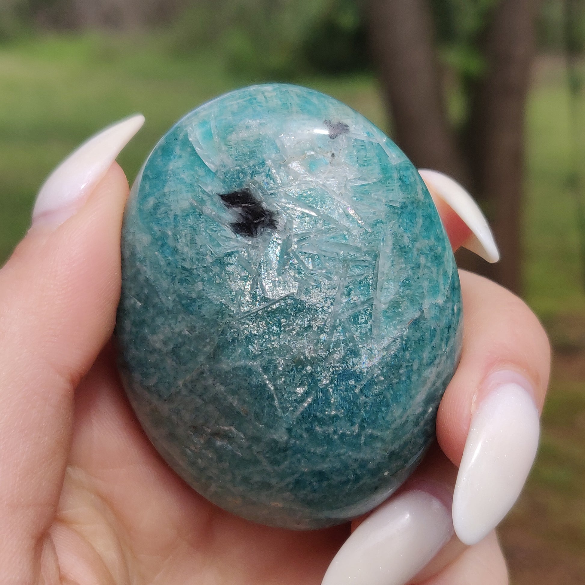 Amazonite Palm Stone (#18) - Simply Affinity