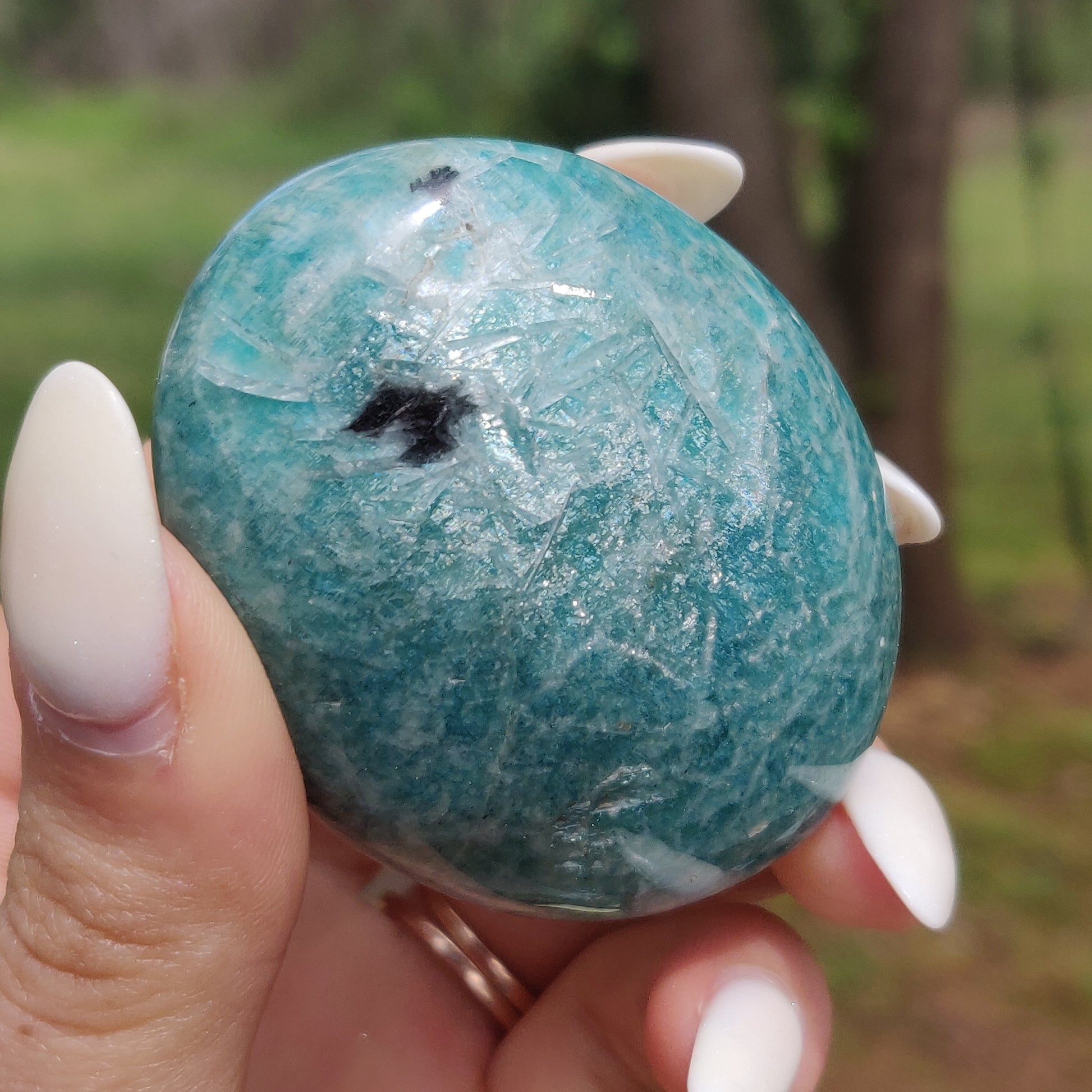 Amazonite Palm Stone (#18) - Simply Affinity
