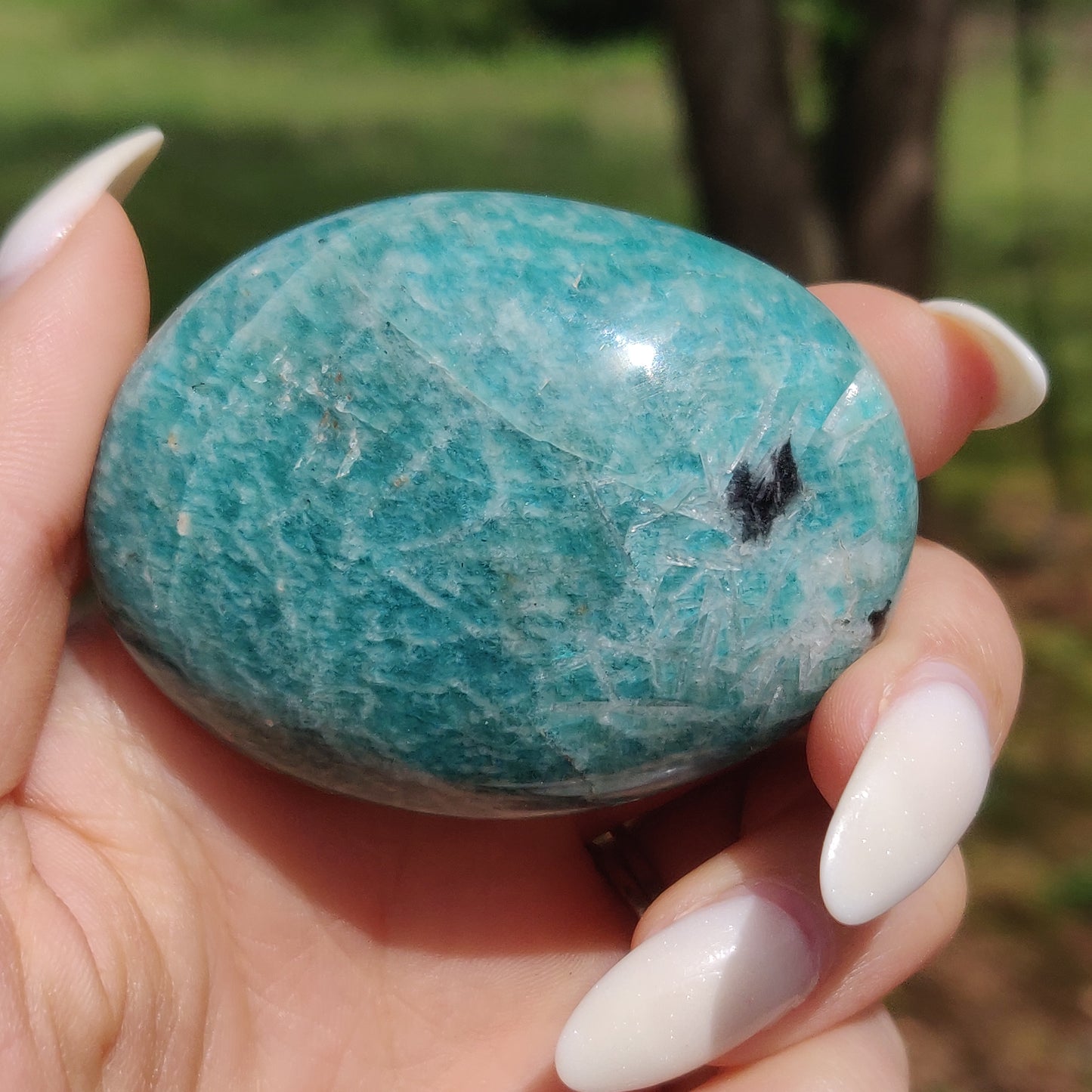 Amazonite Palm Stone (#18) - Simply Affinity