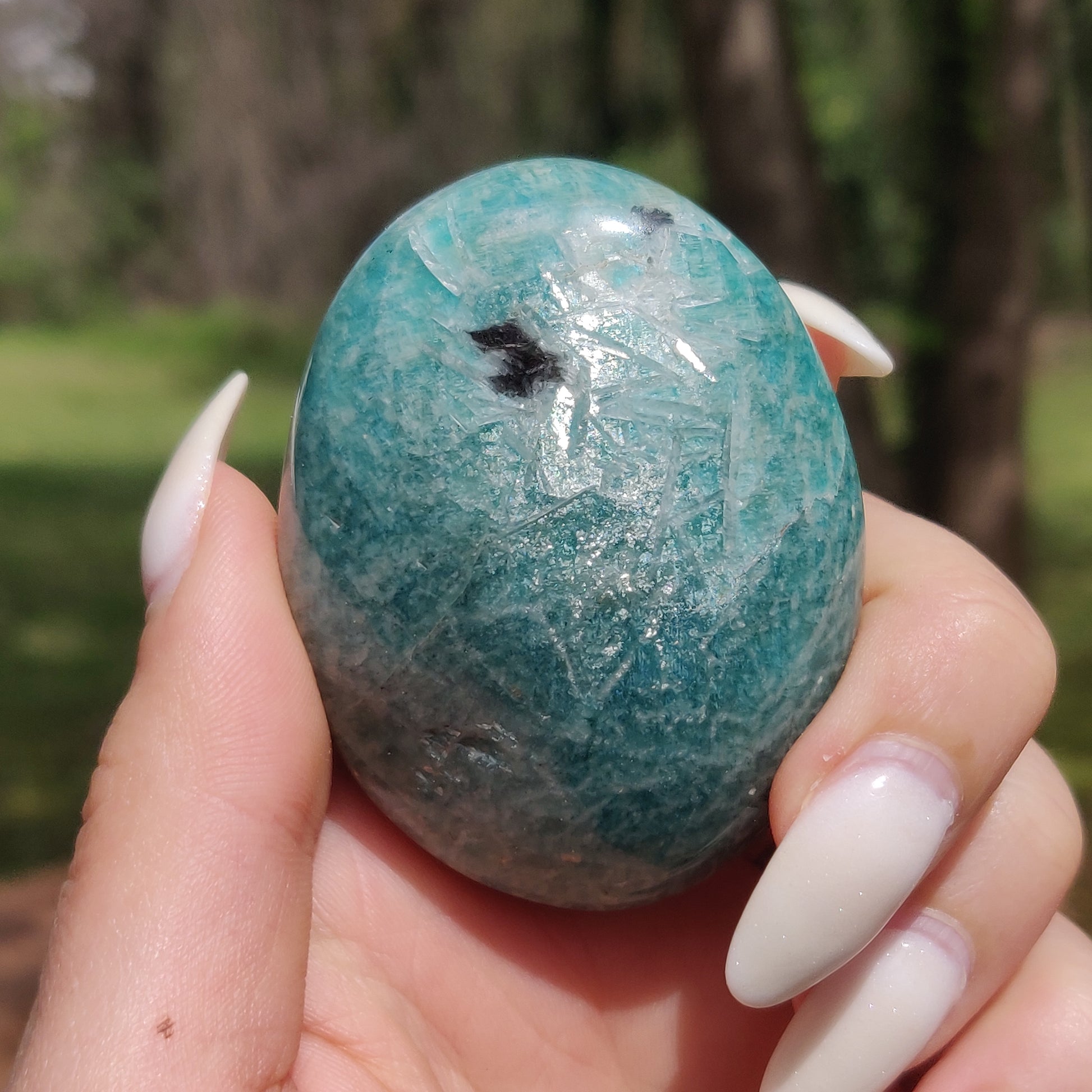Amazonite Palm Stone (#18) - Simply Affinity
