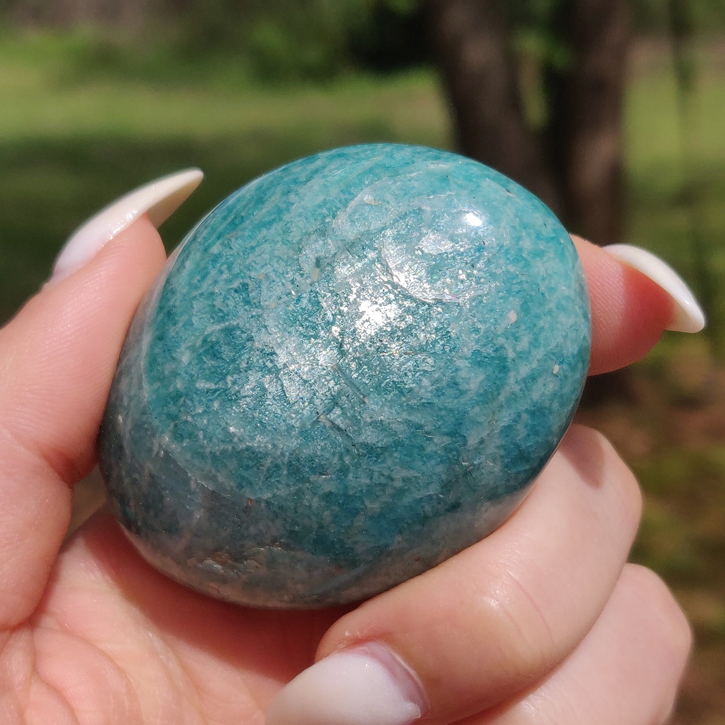 Amazonite Palm Stone (#18) - Simply Affinity