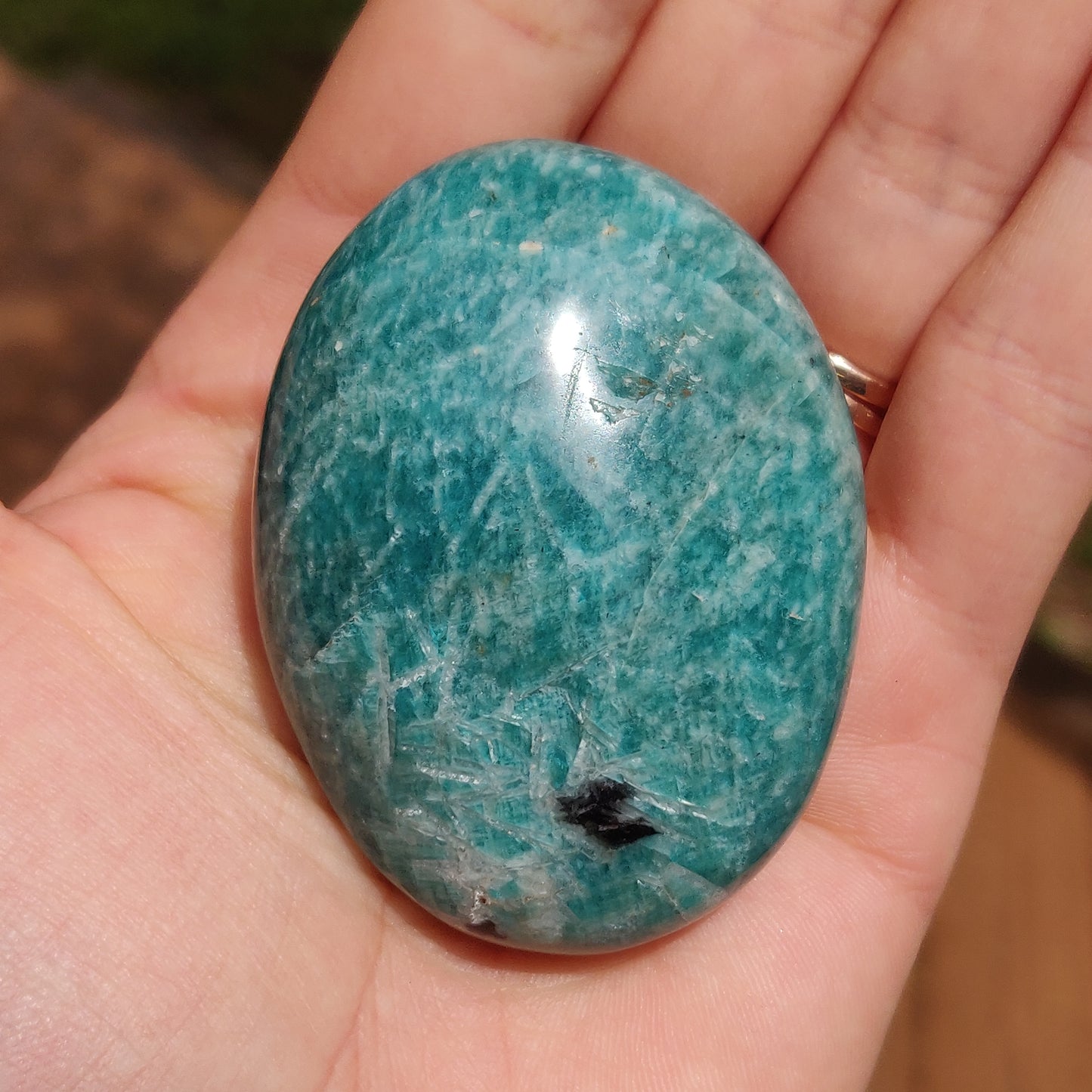 Amazonite Palm Stone (#18) - Simply Affinity