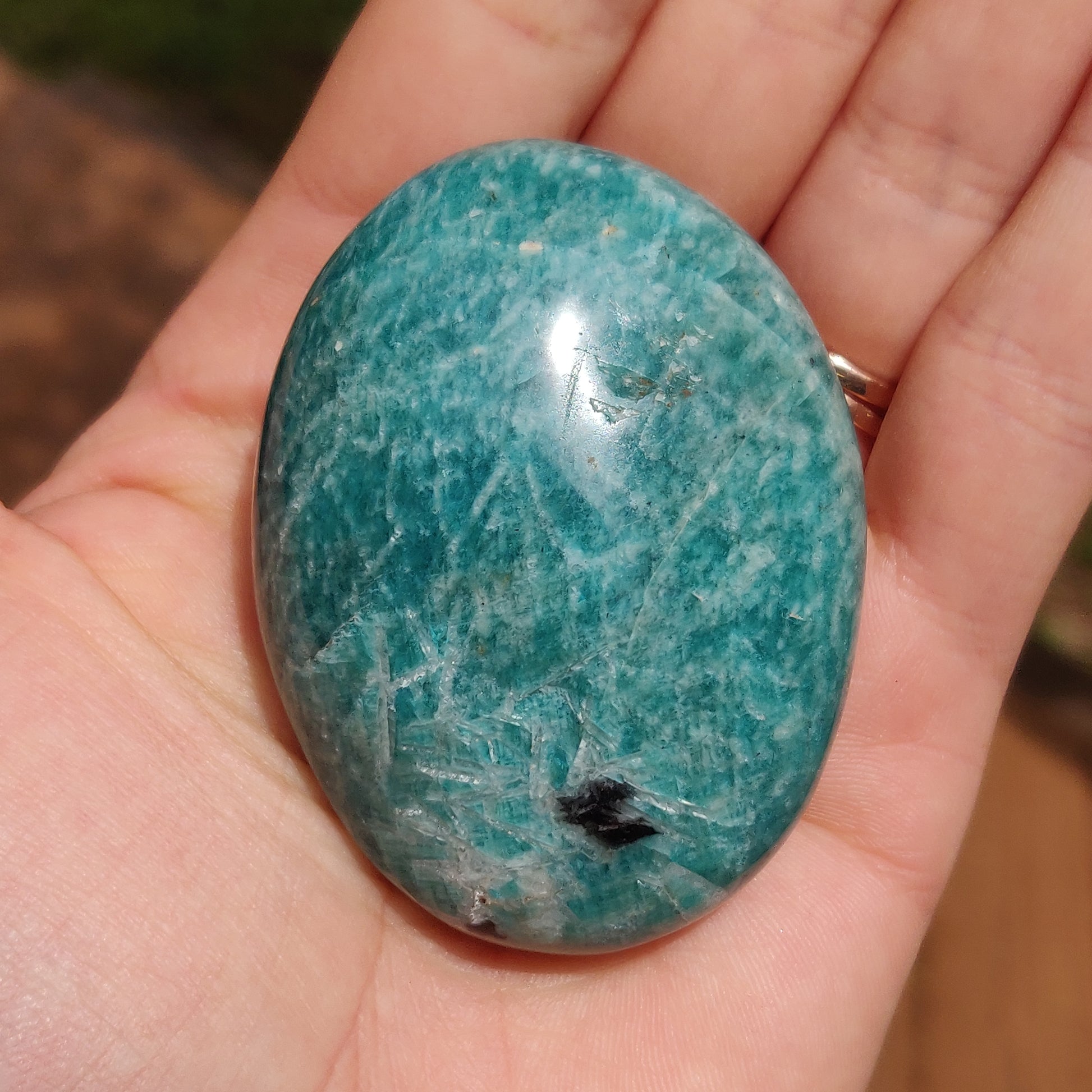 Amazonite Palm Stone (#18) - Simply Affinity