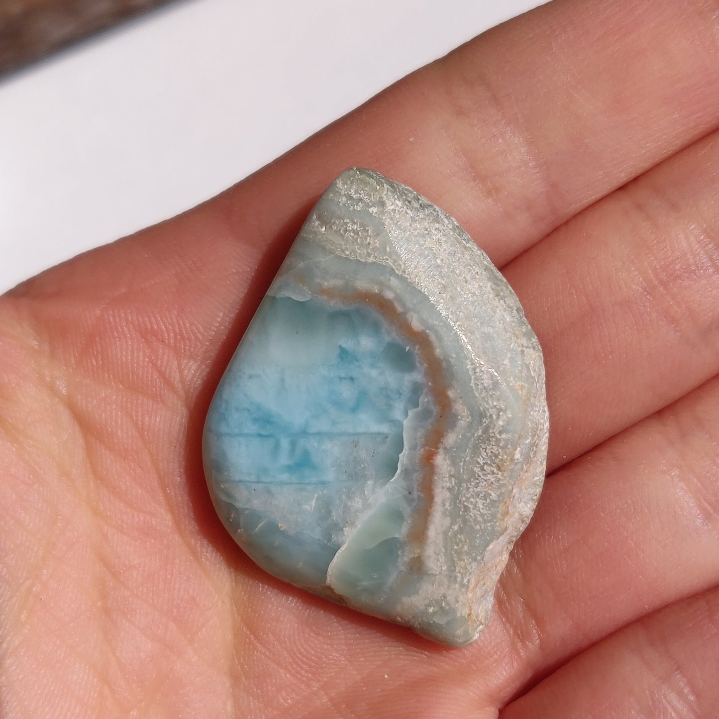Polished Larimar Slab (#13)