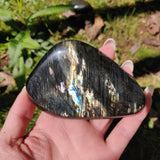 XL Labradorite Palm Stone (#201)