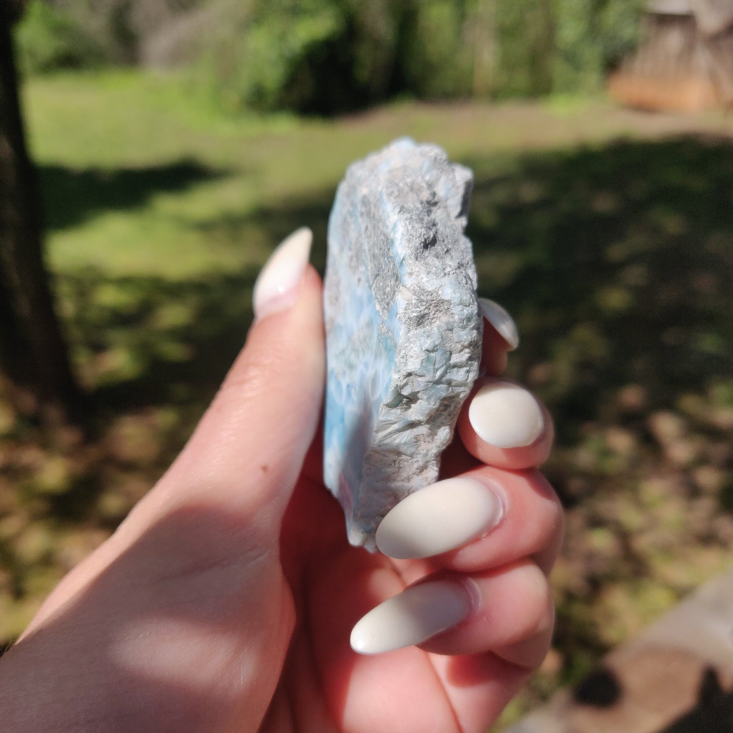 Polished Larimar Slab (#18)