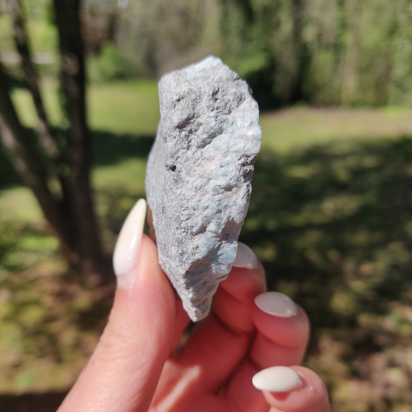 Polished Larimar Slab (#18)