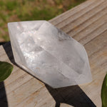 Polished Double Terminated Clear Quartz Point with Inclusions (#6P)