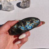 Labradorite Palm Stone (#202)