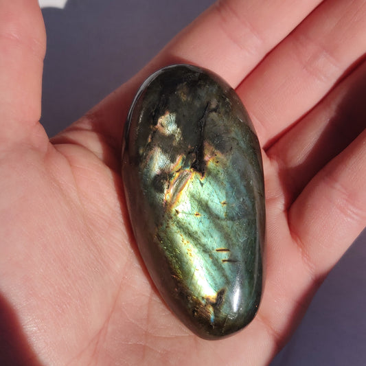 Labradorite Palm Stone (#208)