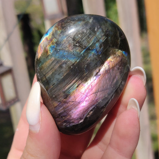 Labradorite Palm Stone (#209)