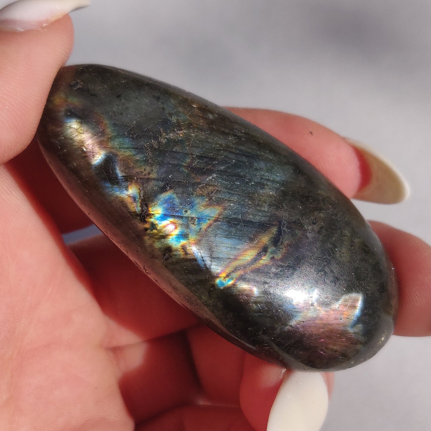 Labradorite Palm Stone (#212)