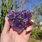 Amethyst Geode & Agate Heart (#24) - Simply Affinity