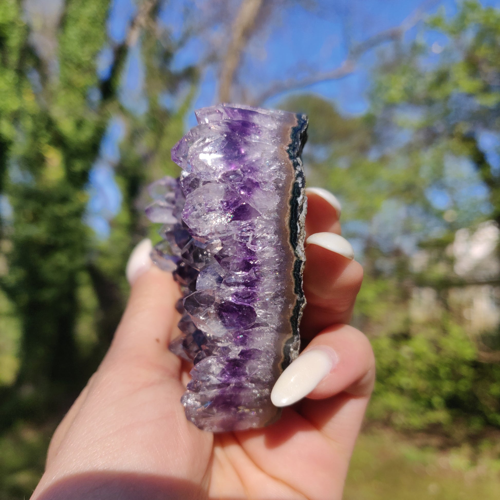 Amethyst Geode & Agate Heart (#24) - Simply Affinity