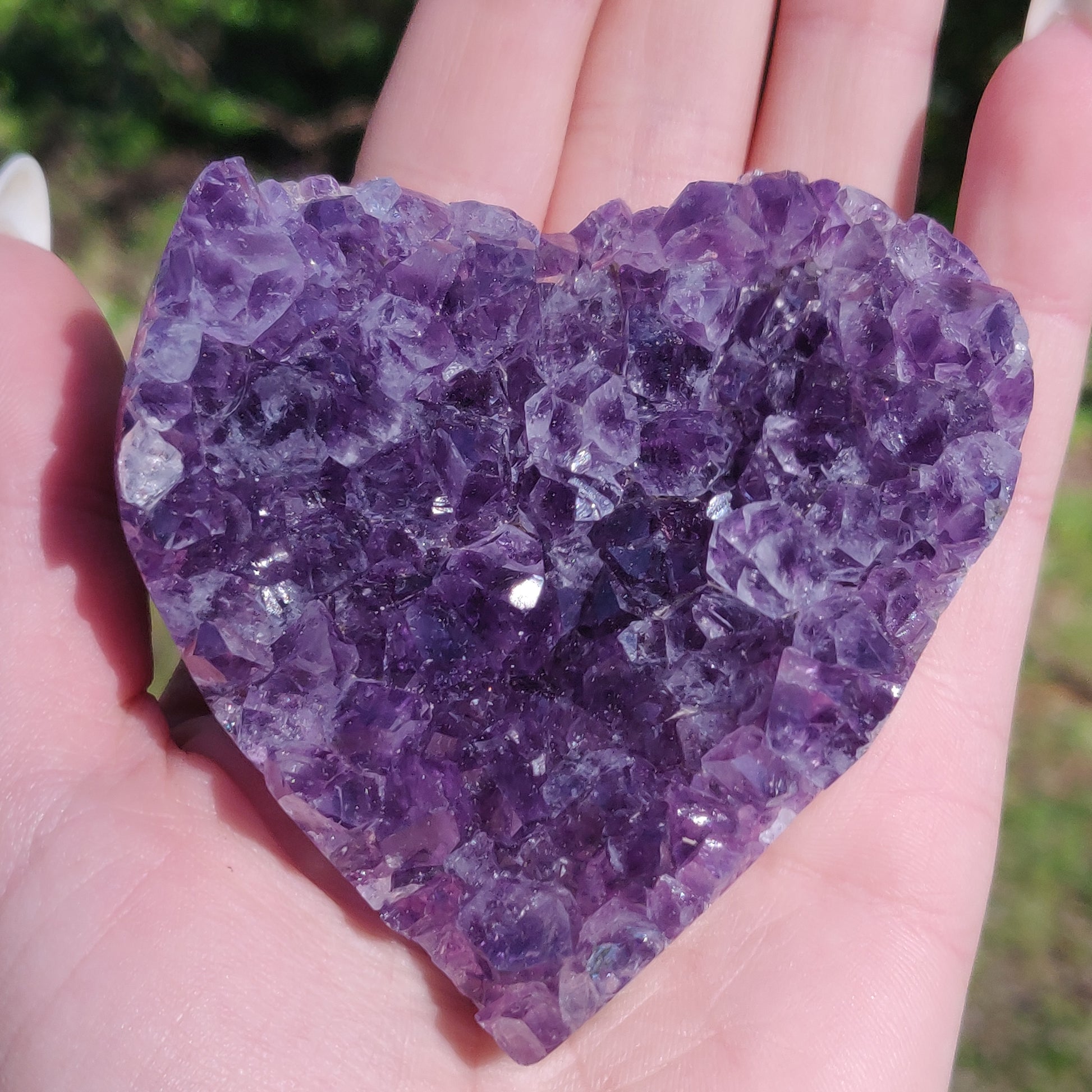 Amethyst Geode & Agate Heart (#24) - Simply Affinity