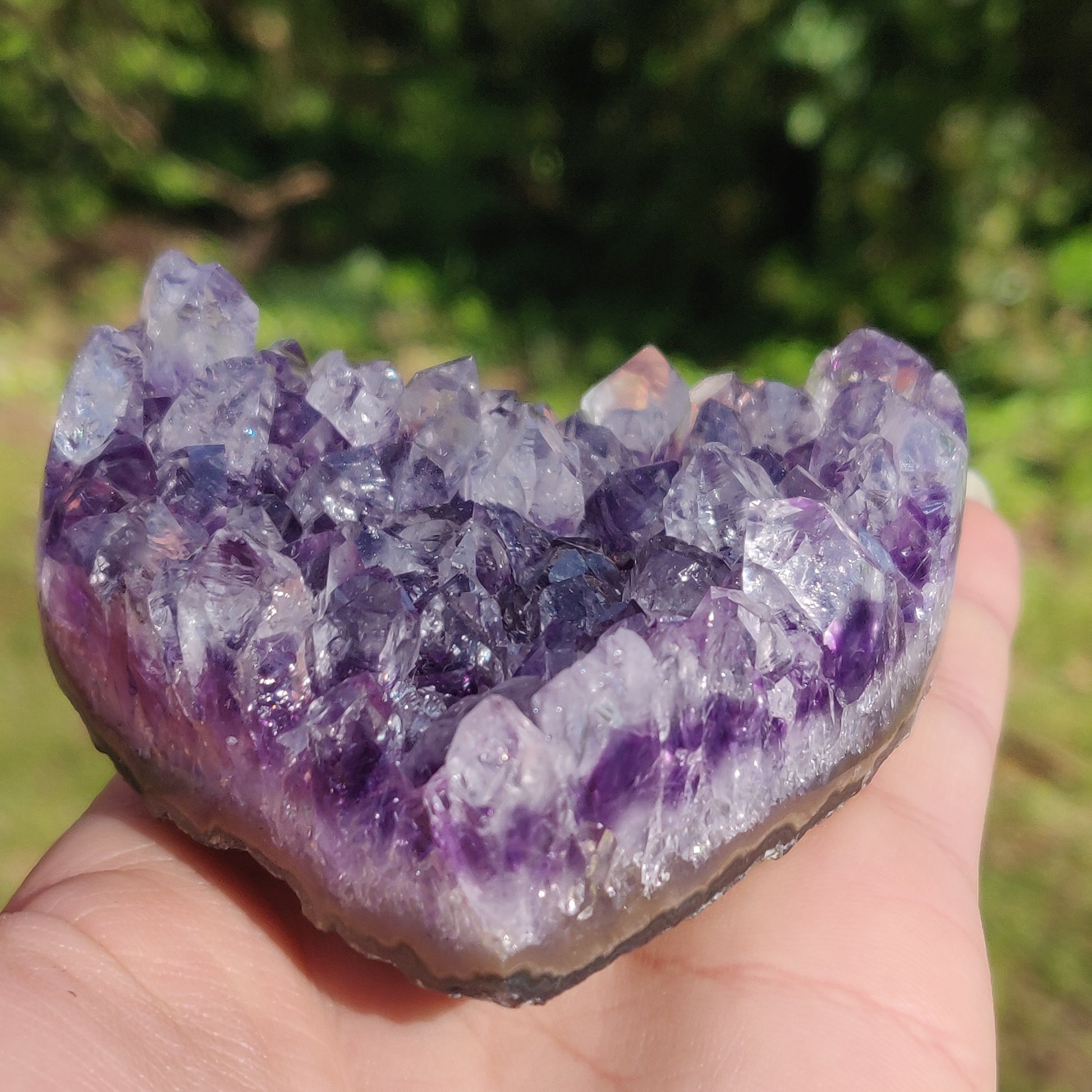 Amethyst Geode & Agate Heart (#24) - Simply Affinity