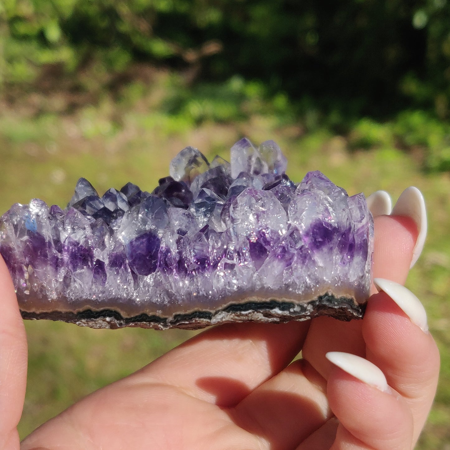 Amethyst Geode & Agate Heart (#24) - Simply Affinity