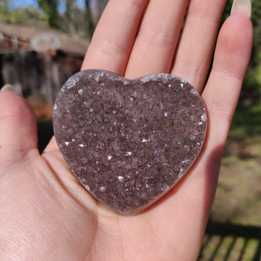 Amethyst Geode & Agate Heart (#23) - Simply Affinity