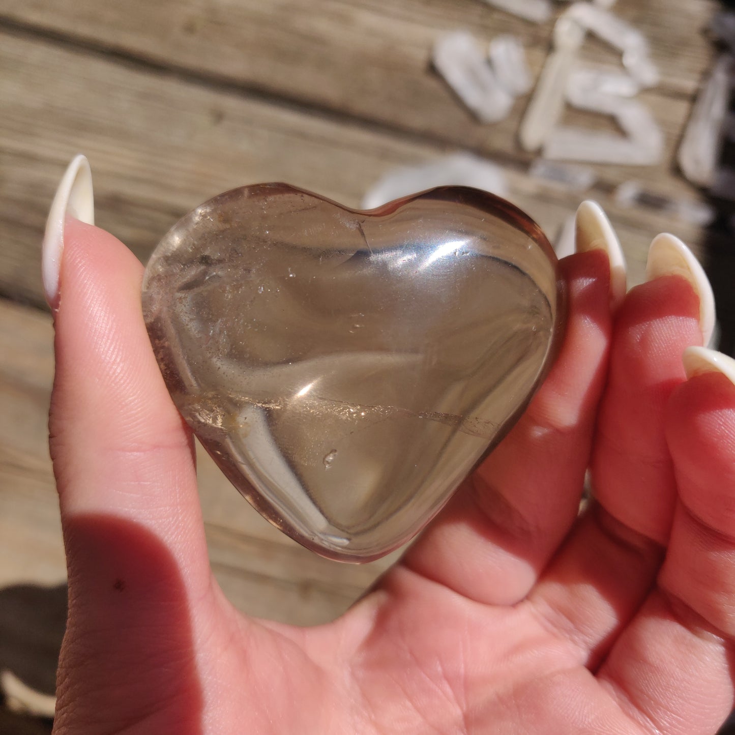 Smoky Quartz Heart (#5)
