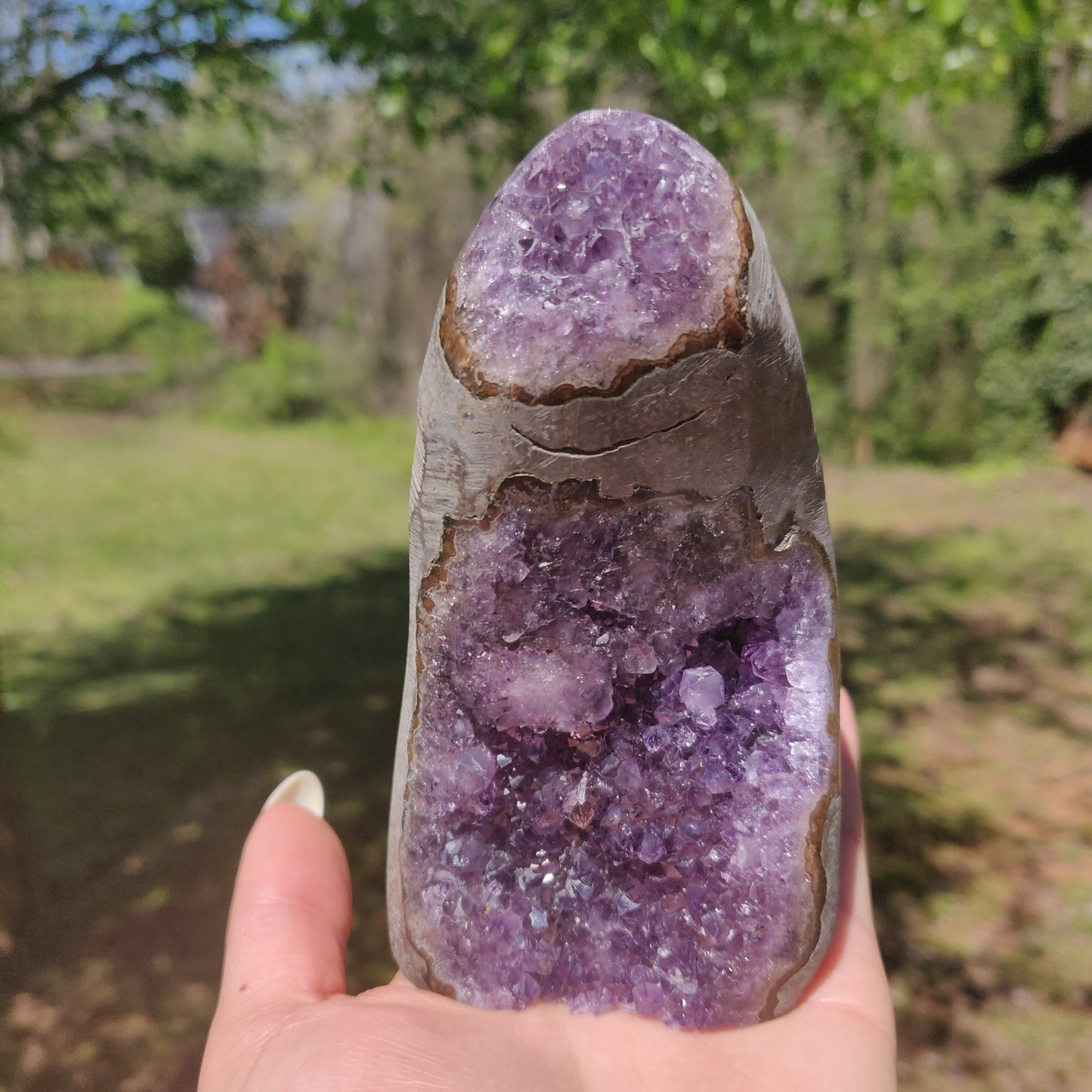 Amethyst Geode Free Form, Polished (#12) - Simply Affinity