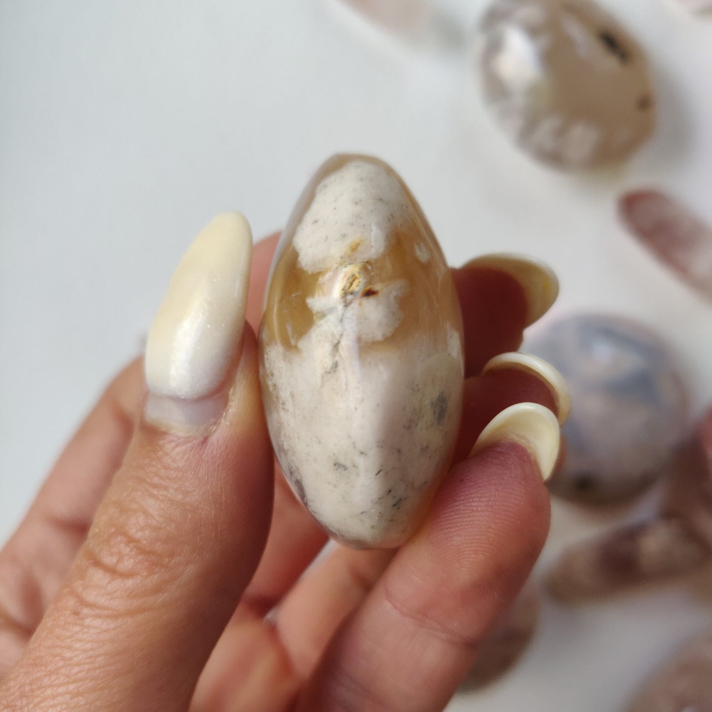 Flower Agate Pocket Stone (#9)
